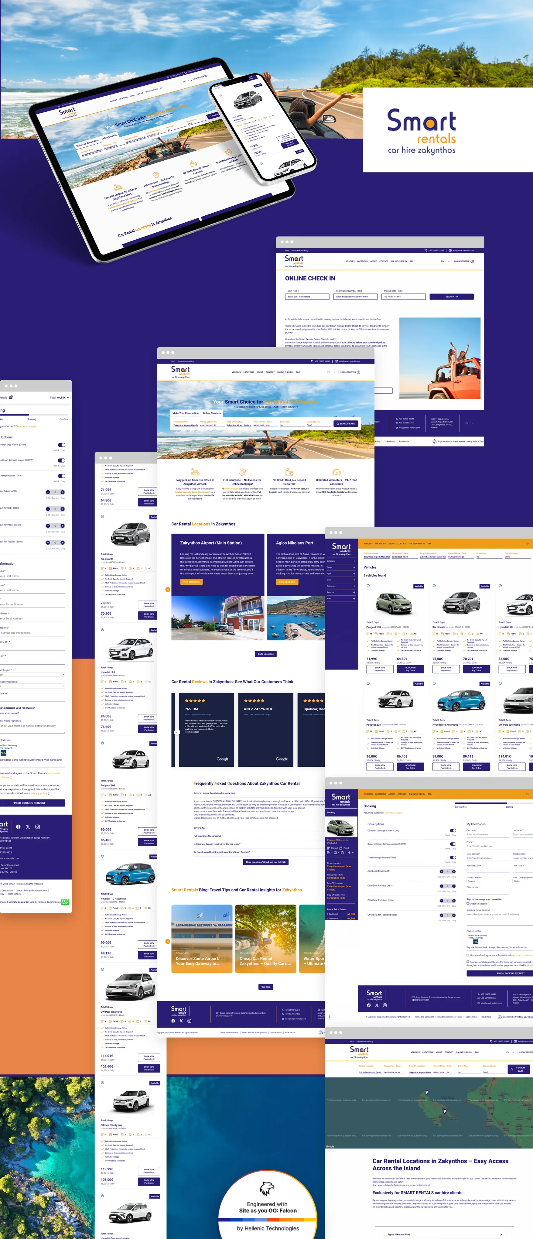 Smart Rental website overview