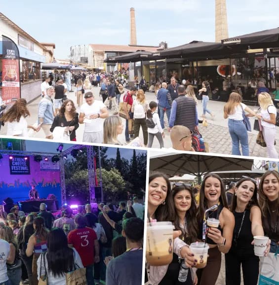 Athens Coffee Festival — performance visual
