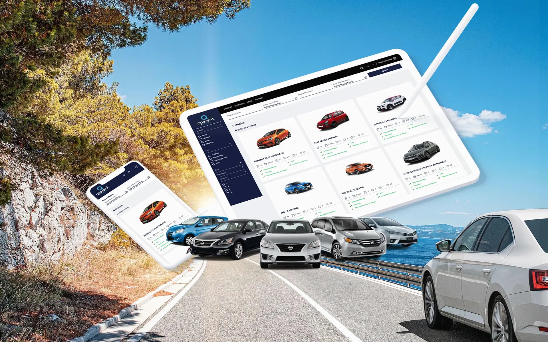 Aperent rental platform project cover