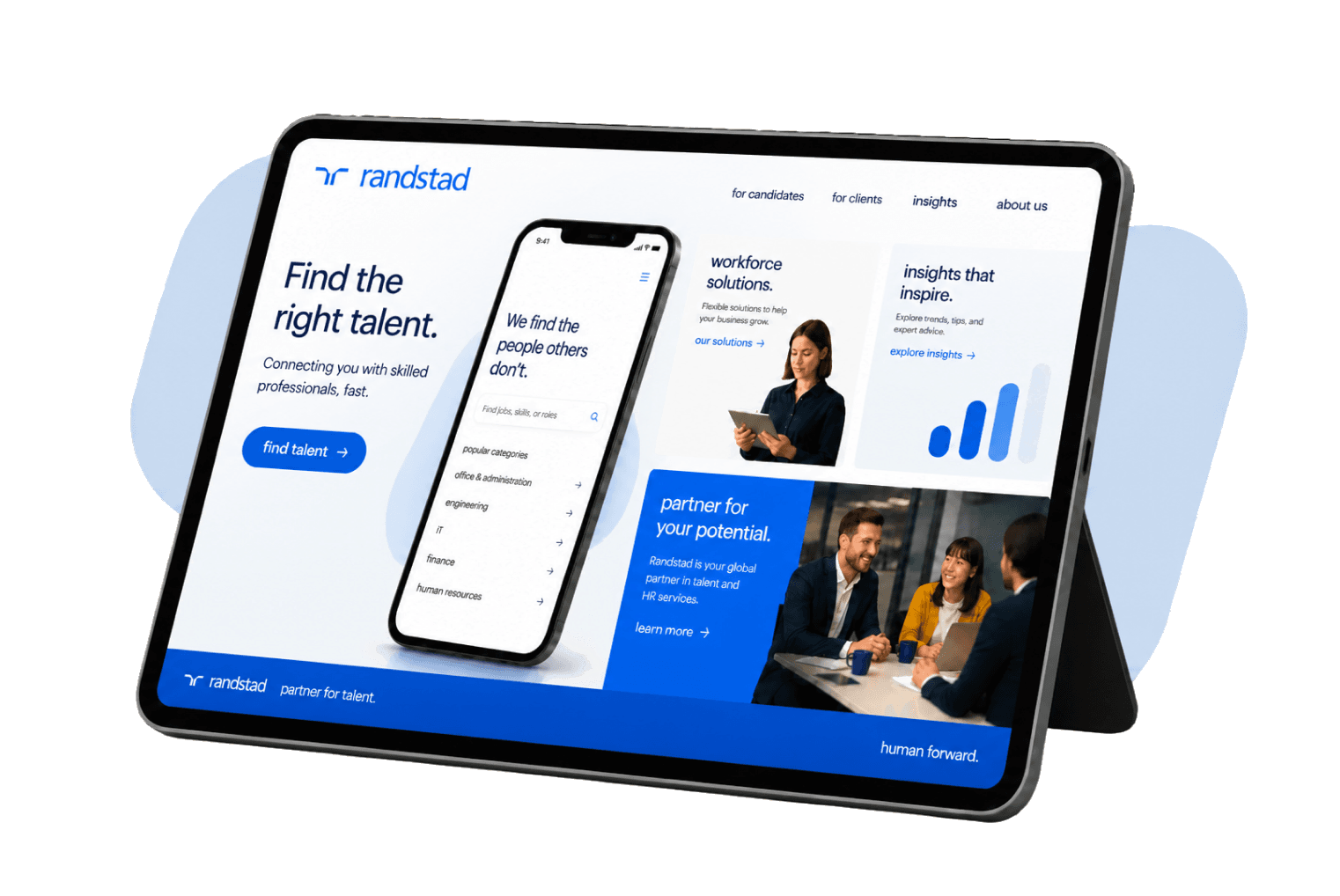Case study Randstad: digital απόκτηση πελατών και inbound leads
